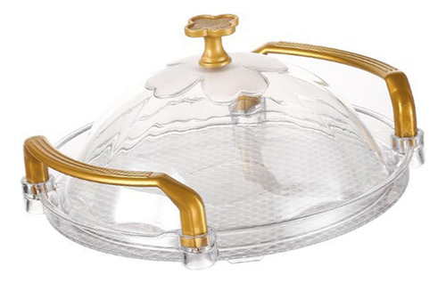Plato Para Pasteles Con Cúpula Bandeja Redonda Para Servir