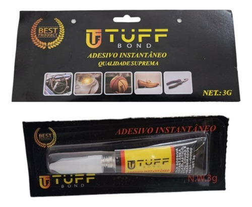 Kit 4 Colas Adesiva Instantânea Tuff Bond
