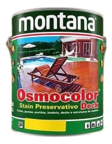 Verniz Deck Antiderrapante Castanho Acet. 3,6l  - Montana