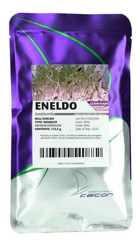 Semilla Germinado Eneldo Falcon Seeds