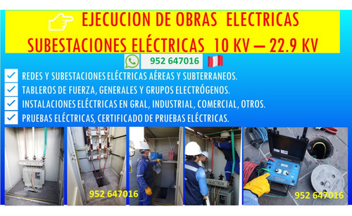 Ingeniero Electricista Colegiado Y Habilitado En Tacna