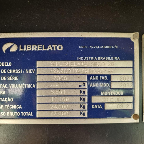 Bitrem Graneleiro 7 Eixos Librelato 2022