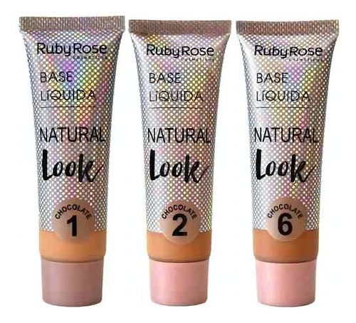 Combo Atacado Base Ruby Rose Líquida Matte 10 Peças