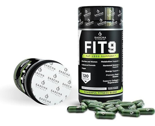 Fit 9  Sascha Fitness Suplementos Perdida De Grasa Colageno