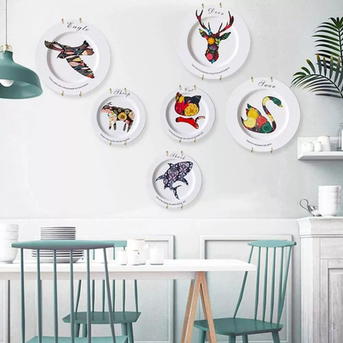 Soporte Para Platos De Pared De Acero Inoxidable A