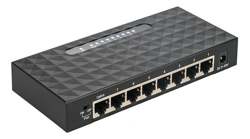 Black Ethernet Smart De 8 Puertos Sin Necesidad De Configura