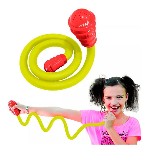 Imagen 2 de 7 de Microfono Flexible Zippy Song Inalambrico Efecto Tv Educando