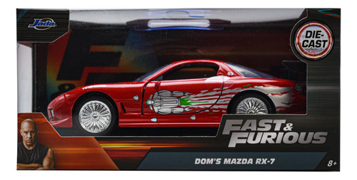 Fast And Furious Doms Mazda Rx-7 1:32 Jada