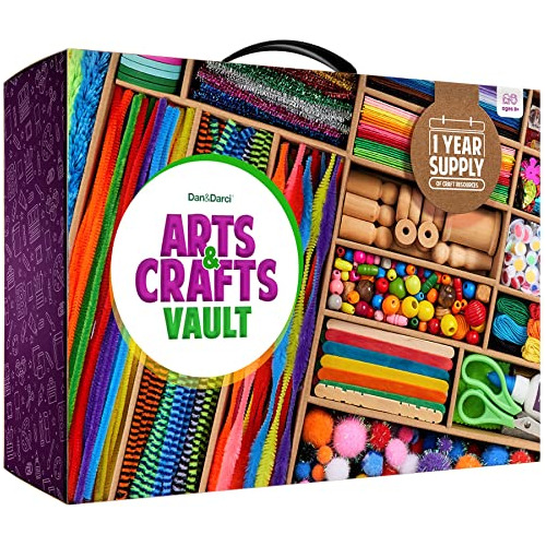 Arts And Crafts Vault - Kit De Manualidades De 1000 Pie...