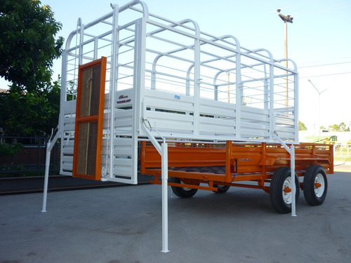 Imagen 3 de 15 de Acoplado Jaula Carro Trailer Vaquero 3 Mts 3 Tn Desmontable