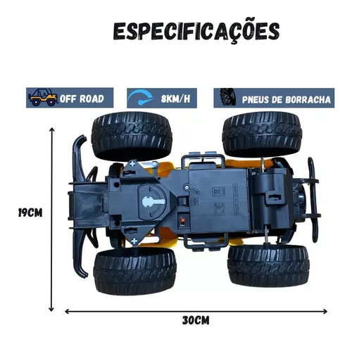 Carro Jeep Trilha de Brinquedo