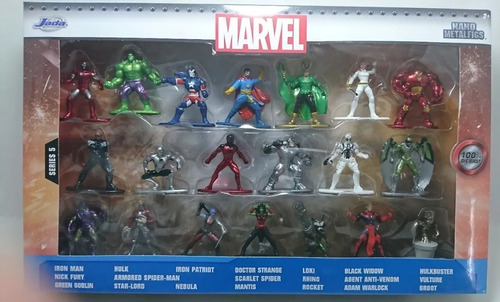 20 Marvel Nano Metalfigs 5 Cm Groot Hulksbuster Serie 5 