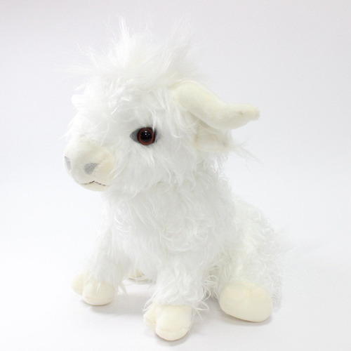 Blanco Highland Cow Peluche Muñeca Juguete Navidad Regalo