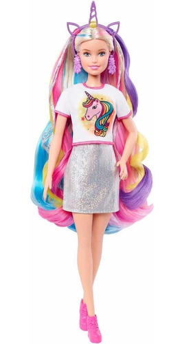 Barbie Fantasy Hair - Unicornio Y Sirena - Nueva Original