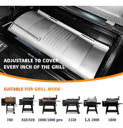 Kit Asador Llama Para Pit Boss 1600/1150 - Cubierta Parrilla