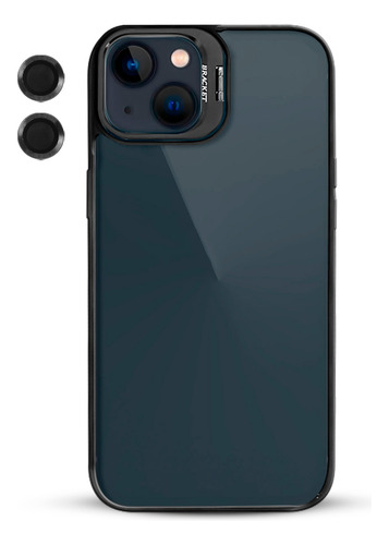Capa Com Lentes Protect Para iPhone 13 Com Suporte Na Câmera