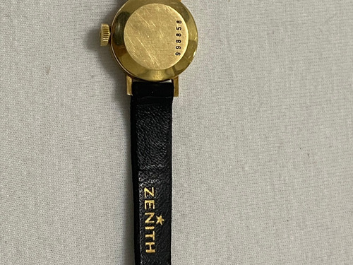 Relogio Zenit, Dec 60,ouro 18k. Couro.todo. Original.feminin