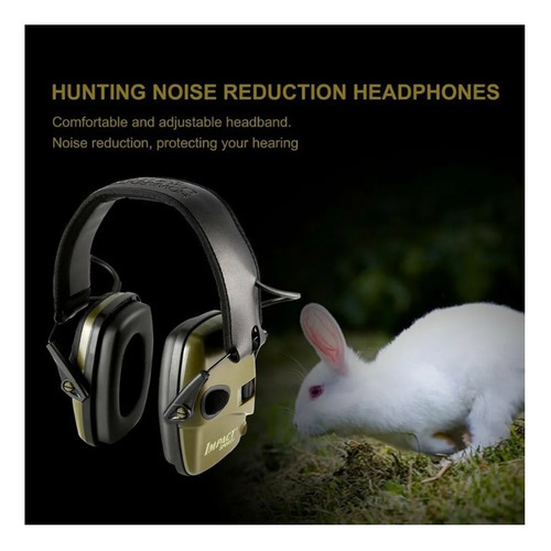 Abafador Eletrônico Esportivo Auricular P/ Tiro Impact Sport