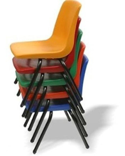 Mesa Rectangular Y 4 Sillas Infantiles Para Preescolar
