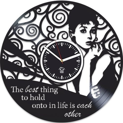Reloj De Vinilo Kovides Audrey Hepburn, El Mejor Regalo Para