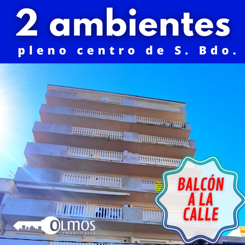 2 Ambientes, Pleno Centro, Gas Natural, Calefacción, Balcón 