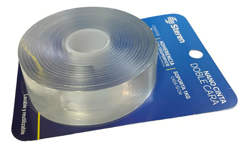 Nano Cinta Doble Cara Steren Montaje Transparente 28mm X 3m Lisa