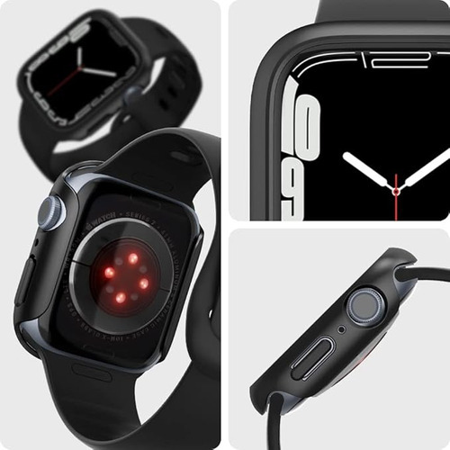 Funda Spigen Apple Watch Serie 9 / 8 / 7 - 41mm Negra