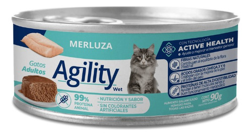 Agility Cat Merluza Lata De 90g