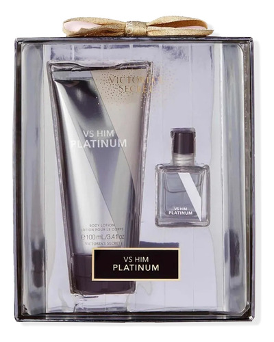 Set De Hombre Victoria's Secret Vs Him Platinum Original