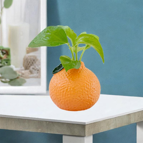 Florero Con Forma De Naranja, Florero Con Forma De , Maceta