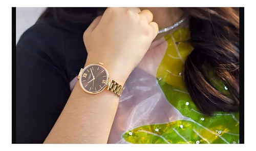 Reloj Para Mujer Curren 9017 Kreb712028 Oro Rosa