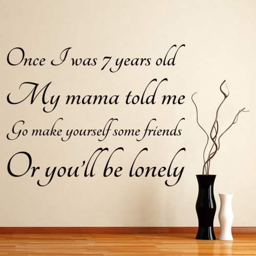 7 Years Old Lukas Graham Song Lyrics Decorativo Ws-42897