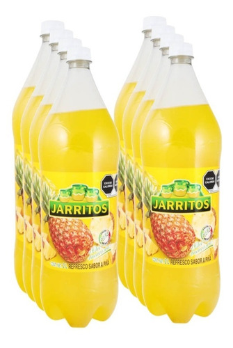 Refresco Piña Jarritos 2 Lt 8pack
