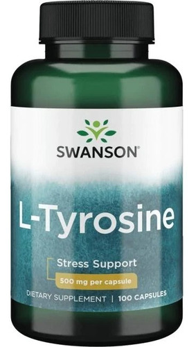 L- Tirosina Tyrosine Tyrosina 500 Mg 100 Cápsulas