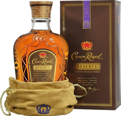 Whisky Crown Royal Reserve 750ml En Estuche Canadian Whisky