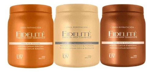 Kit Mascara Kilo Almendras Coco Vainilla Keratina Fidelite