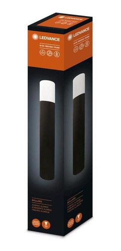 Artefacto Ext Bolardo Gu10 Redondo 50cm Ledvance 7014665 Estructura Negro