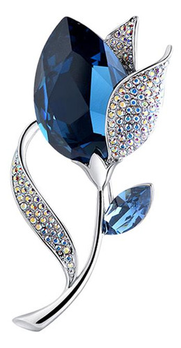 2 Broche De Flor Pin Joyería De Moda Aleación Para Azul