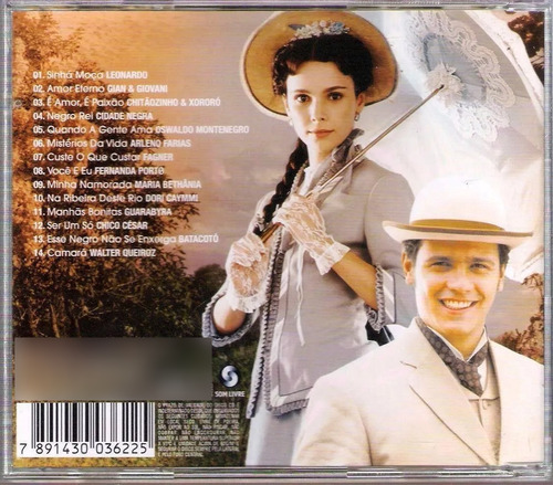 Cd Novela Sinhá Moça Nacional - Original Raro