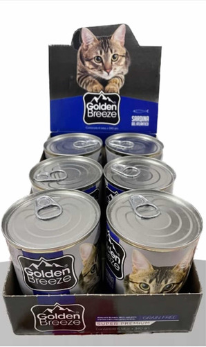 Alimento Humedo Gato Golden Breeze Caja X6