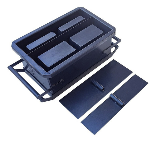 Imagem 2 de 2 de Forma Manual Bloco Dupla 10 E15 9x19x39 E 14x19x39 Com Fundo