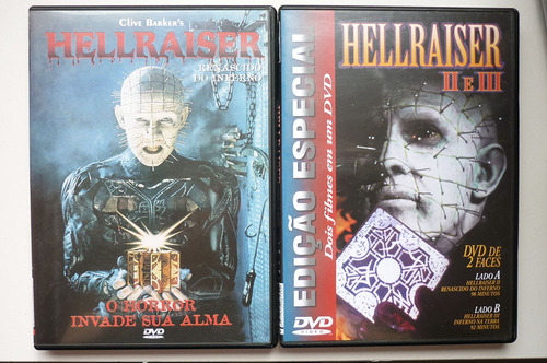 Trilogia Hellraiser - Clive Barker Filme Terror Dvd