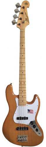 Contra Baixo Elétrico Sx JB American Alder Marrom-claro 22 Cordas