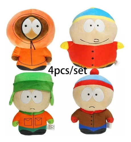 4 Peluches Kyle Kenny Cartman South Park Juguete 18cm