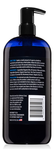 Jabón Protector Corporal Orgánico Con Eucalipto 946 Ml