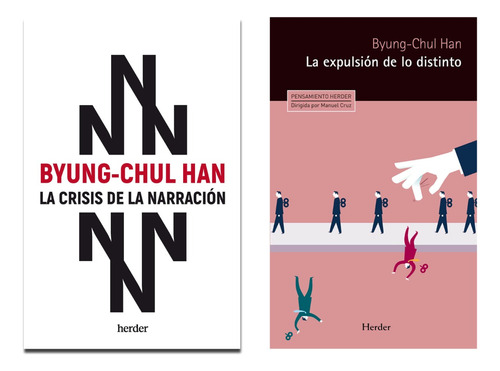 Crisis Narracion + Expulsion - Byung Chul Han - 2 Libros