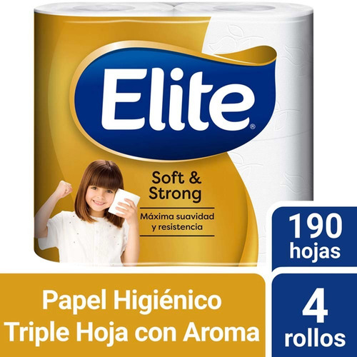 Papel Higienico Elite Triplex Con 4 Rollos