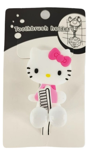 Porta Cepillo Dental Pegable Hello Kitty Y Amigos 