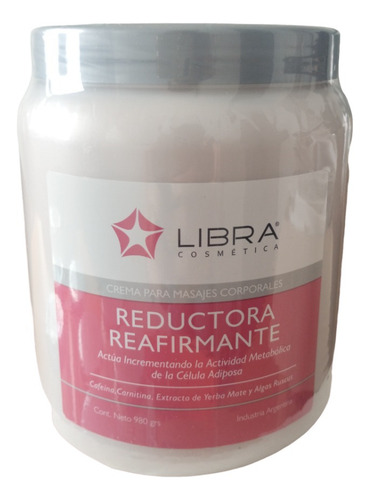 3 Crema Masajes Reductora Y Reafirmante 980g Libra Cosmetica Fragancia Suave