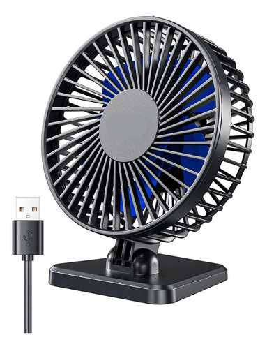 Ventilador De Escritorio Usb, Mini Pequeño Pero Potente,